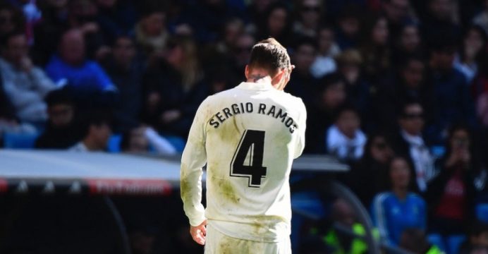 Sergio Ramos fue suspendido con 2 partidos por la UEFA