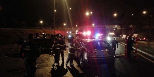 Un fallecido y cuatro heridos en accidente de tránsito en Quito