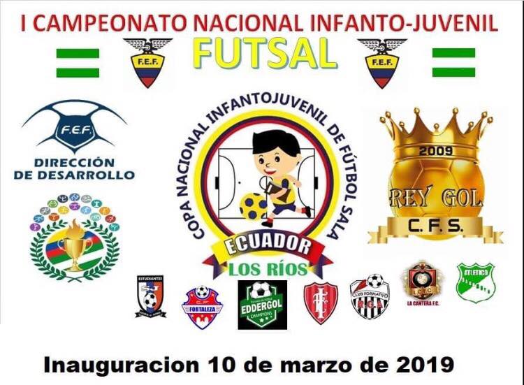 Babahoyo: Se inauguran 2do Campeonato Infanto Juvenil Fútsal 2019