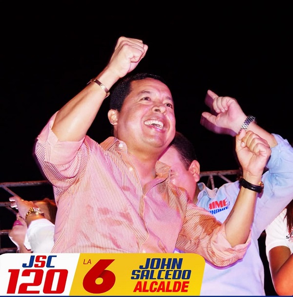 John Salcedo virtual alcalde de Quevedo