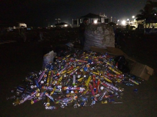 Festejos de carnaval dejaron calles y balnearios con basura