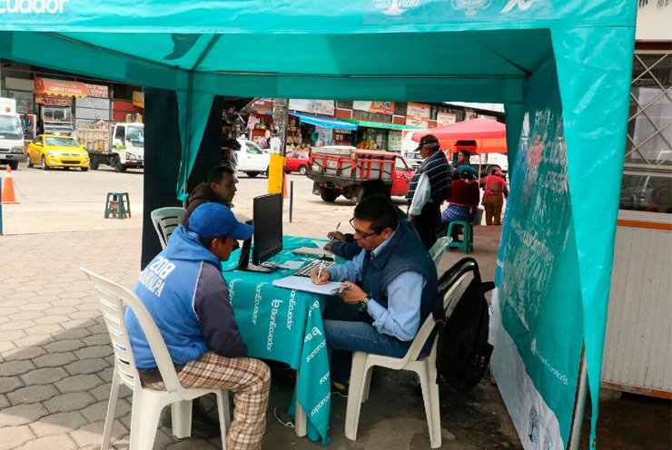 BanEcuador atiende en territorio a los beneficiarios de todo el país