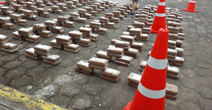 Policía Nacional decomisó media tonelada de cocaína en la frontera norte de Esmeraldas
