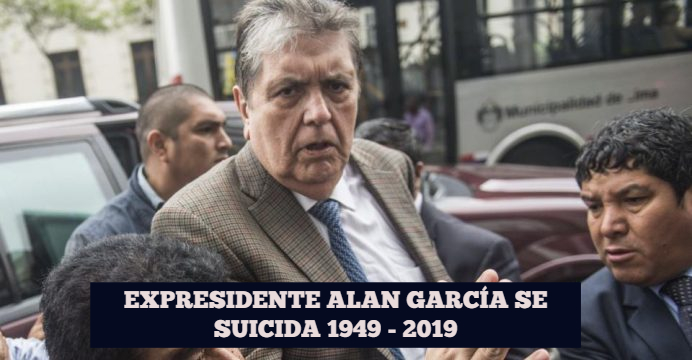 Murió Alan García expresidente de Perú