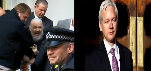 Julian Assange es capturado, ya nadie lo puede defender