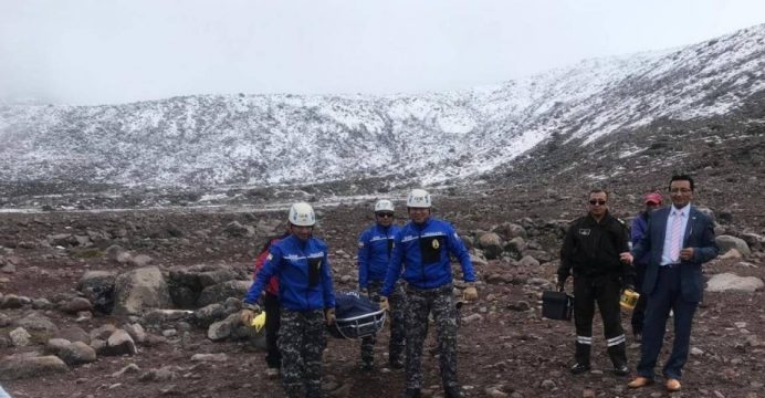 Se encontró cuerpo sin vida cerca de un refugio del Chimborazo