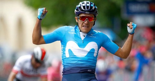 El ecuatoriano Richard Carapaz gana la cuarta etapa del Giro en Italia