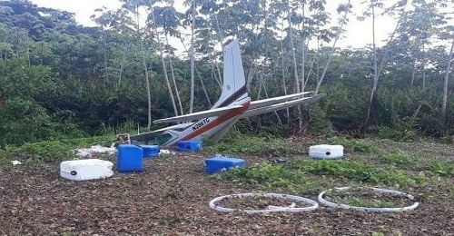 Esmeraldas: Cae presunta avioneta narco