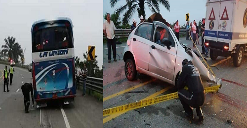 Dos personas fallecen en accidente de tránsito en la vía La Concordia – Quinindé.