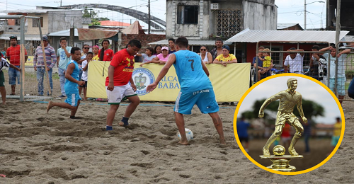 Alcaldía de Babahoyo premió a campeones de fútbol playero