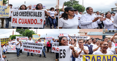 Riosenses piden a gritos la posesión de sus autoridades