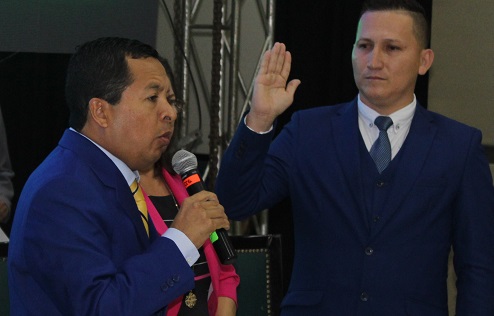 Jimmy Aguirre fue electo vicealcalde de Quevedo durante sesión inaugural
