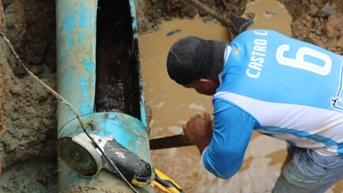 Quevedo: Reparaciones de tuberías de agua concluyen el 25 de junio