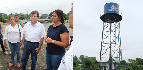 Tanque elevado en El Guayacán fue reparado