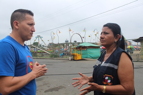 San Camilo juegos mecánicos clasurados