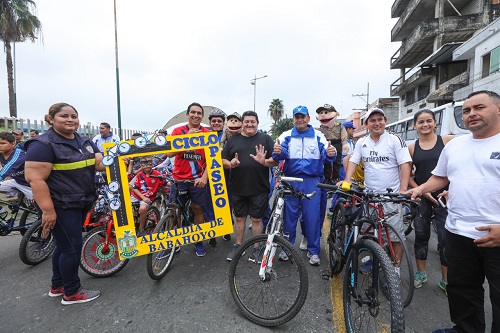 Babahoyo: “Ciclopaseo familiar” fomenta el deporte y une familias