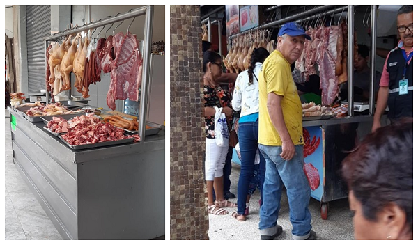Quevedo: Prohibida la venta de carnes colgada en ganchos