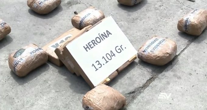 Policía decomisó más de 300 kilos de droga en el puerto de Guayaquil