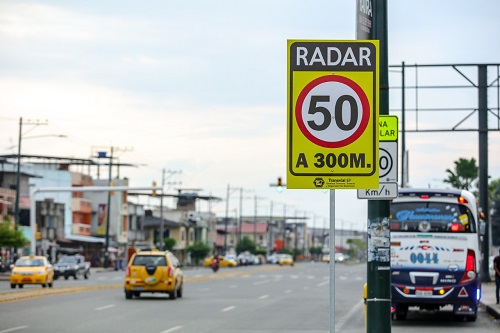 Desde el 1 de septiembre Babahoyo controla velocidad de vehículos con fotosensores