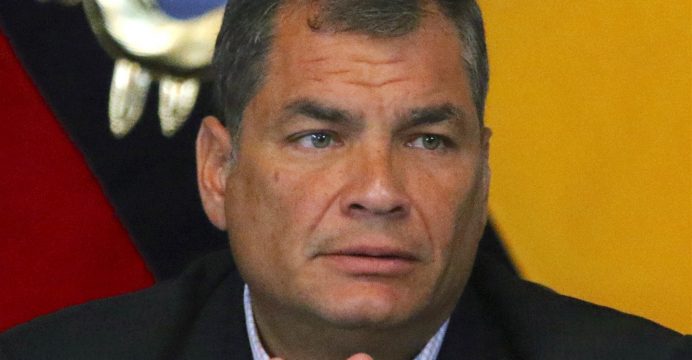 Rafael Correa rendirá versión por caso Froilán Jiménez el 14 de octubre