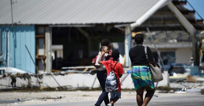 Al menos 76,000 personas necesitarían ayuda en Bahamas tras el paso de Dorian, según la ONU