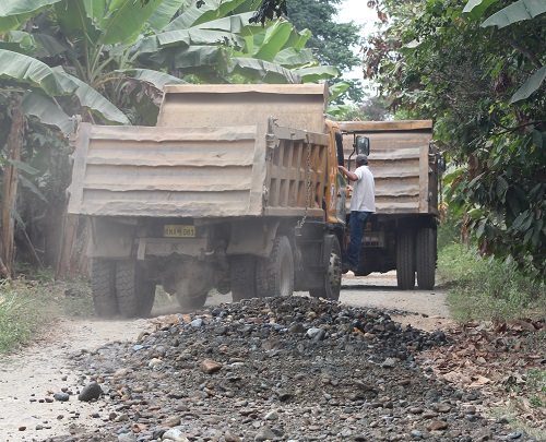 Quevedo: Habitantes del recinto La China son beneficiarios de asfaltado