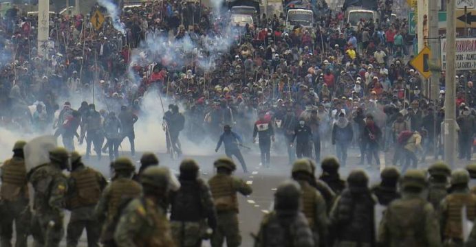 Sexto día de paro:  Así está el panorama en Ecuador