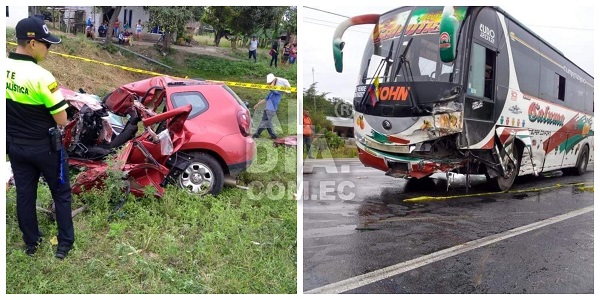 Accidente de tránsito en la vía Guayaquil – Jujan dejan 3 personas fallecidas