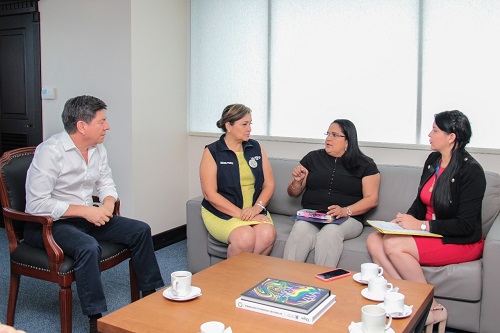 Coordinadora zonal 5 del MIES realiza visita protocolaría al prefecto de Los Ríos