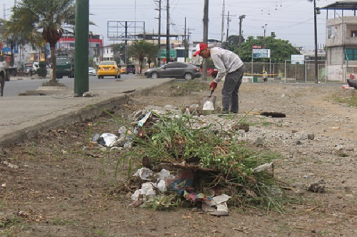 Quevedo: Sigue limpieza de escombros y maleza