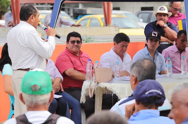 Alcalde German y Prefecto Terán visitaron la parroquia Febres Cordero