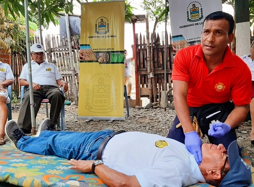 Taller de primeros auxilios fue ejecutado para adultos mayores en Babahoyo