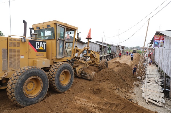 Alcaldía de Babahoyo continúa beneficiando con obras de prevención ante inviernos