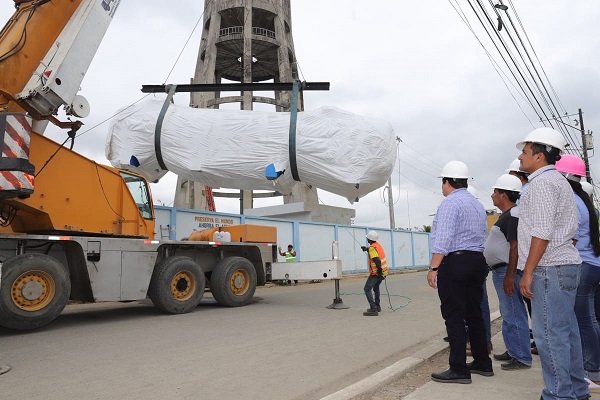 Llegaron filtros que mejorarán la calidad de agua en Babahoyo