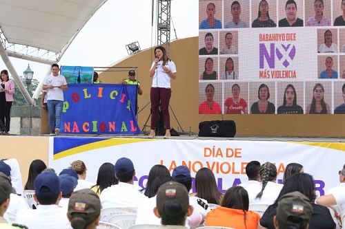 En Babahoyo marcha y actividades por semana de los derechos