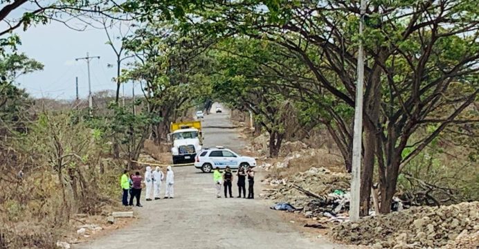 Cadáver incinerado de un hombre de 35 años fue encontrado en vía a la costa