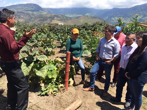 MAG apoya desarrollo agro productivo de Tungurahua