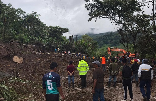 Mujer de la tercera edad falleció arrastrada por deslizamiento de tierra en Morona Santiago