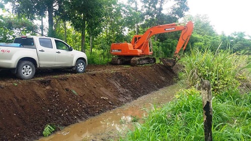 Alcaldía de Vinces comienza trabajos ante las fuertes lluvias