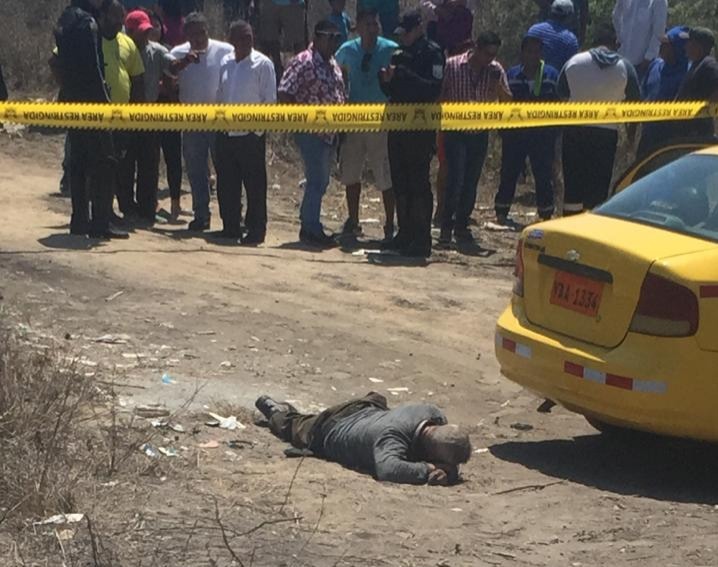 Brutal asesinato de un taxista en Santa Elena