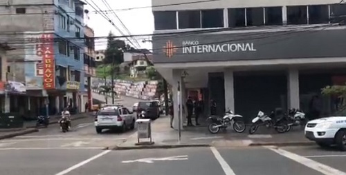 Intento de asalto en agencia del Banco Internacional de Quevedo