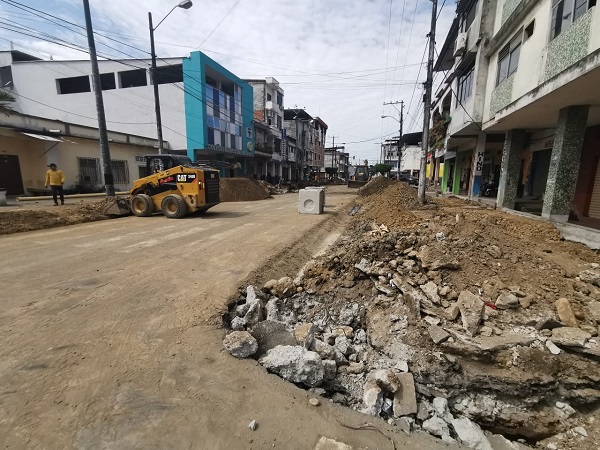 Un nuevo tramo se regenera en Babahoyo mejorando el ornato de la ciudad