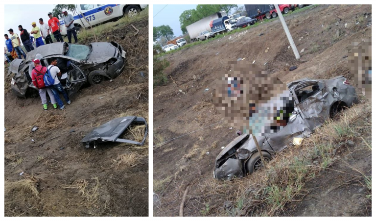 Fatal accidente cobra vida de dos personas en Manabí
