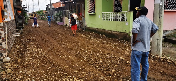 Alcaldía de Babahoyo realiza adecuaciones en ciudadelas de la parroquia el salto