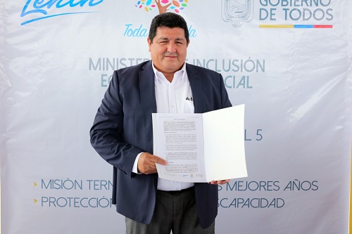 Babahoyo: Alcalde Carlos German participó en la firma de convenio para atención a personas en situaciones de vulnerabilidad