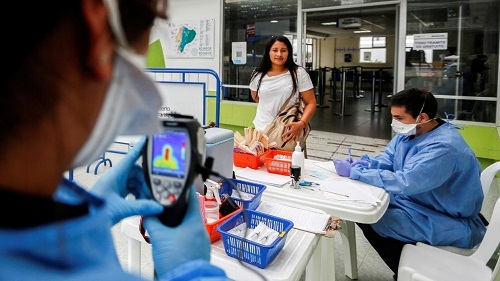 Cifra de contagiados de coronavirus en Ecuador sube a 15 personas