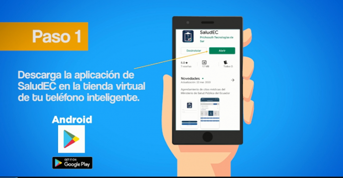 SaludEC, la app con la que se podrá monitorear ubicación de contagiados por covid-19