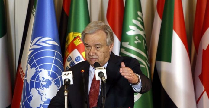 La ONU pide a los países unirse y apoyar a la OMS en la guerra contra covid-19