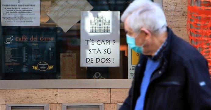 Italia registra 14.681 fallecidos y casi 120.000 casos de COVID-19