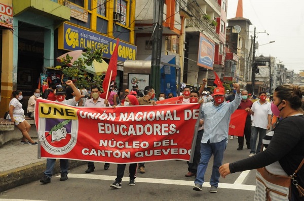 Quevedo: Marcha y plantón contra las medidas económicas